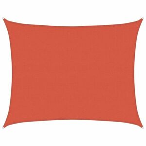 vidaXL terrakotta HDPE napvitorla 160 g/m² 6 x 8 m kép