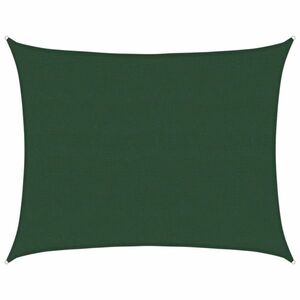 vidaXL sötétzöld HDPE napvitorla 160 g/m² 6 x 8 m kép