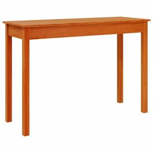 vidaXL viaszbarna tömör fenyőfa tálalóasztal 110 x 40 x 75 cm kép