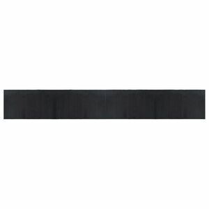 vidaXL négyszögletű fekete bambusz szőnyeg 60 x 400 cm kép