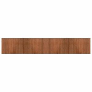 vidaXL négyszögletű barna bambusz szőnyeg 70 x 400 cm kép