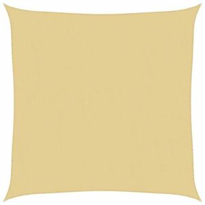 vidaXL homokszínű 100% poliészter oxford szövet napvitorla 2, 5x2, 5 m kép
