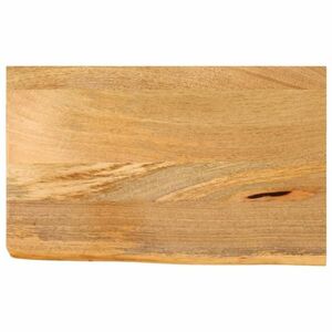 vidaXL tömör mangófa természetes élű asztallap 50 x 20 x 2, 5 cm kép