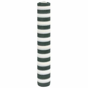 vidaXL zöld és fehér HDPE belátásgátló háló 1, 8 x 25 m 195 g/m² kép
