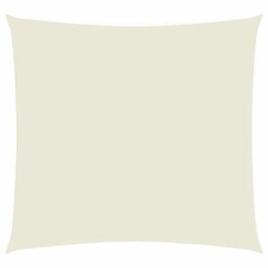 vidaXL négyzet alakú, krémszínű oxford szövet napvitorla 3, 6 x 3, 6 m kép
