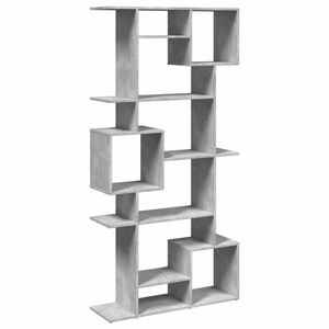 vidaXL betonszürke szerelt fa könyvszekrény 92 x 29 x 188 cm kép
