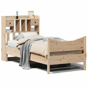 vidaXL tömör fenyőfa ágy matrac nélkül 75 x 190 cm kép