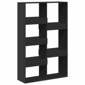 vidaXL fekete szerelt fa térelválasztó 100 x 33 x 155, 5 cm kép