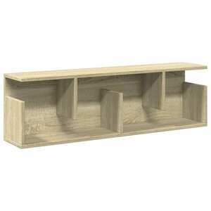 vidaXL sonoma tölgy színű szerelt fa faliszekrény 100 x 20 x 30 cm kép