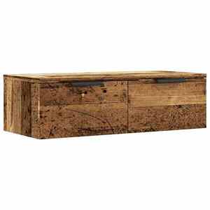 vidaXL antik fa színű szerelt fa faliszekrény 68 x 30 x 20 cm kép