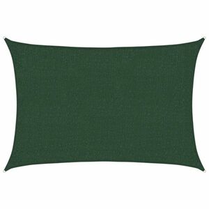 vidaXL sötétzöld HDPE napvitorla 160 g/m² 2 x 3 m kép