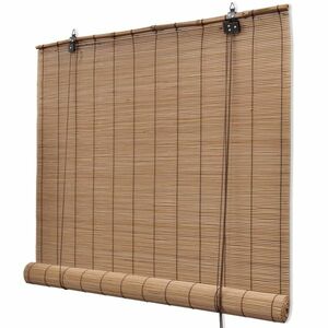 vidaXL Barna Bambusz Roló 80 x 160 cm kép