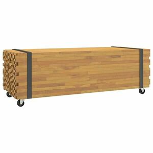 vidaXL dohányzóasztal 110x45x35 cm tömör fa teakfa kép