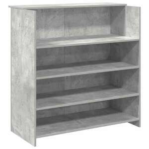 vidaXL recepciós pult betonszürke 100x50x103, 5 cm szerelt fa kép