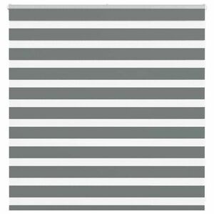 vidaXL zebrafüggönnyel sötét szürke szövetszélesség 140, 9cm poliészter kép