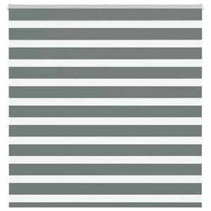 vidaXL zebrafüggönnyel sötét szürke szövetszélesség 140, 9cm poliészter kép