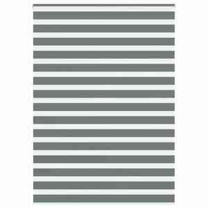vidaXL zebrafüggönnyel sötét szürke szövetszélesség 160, 9cm poliészter kép