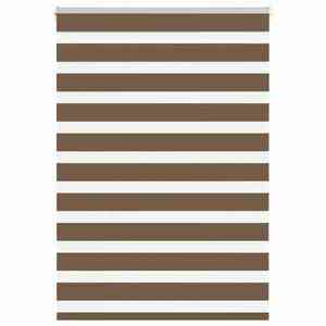vidaXL zebrafüggönnyel barna szövetszélesség 105, 9 cm poliészter kép