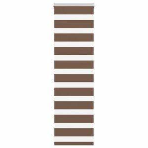 vidaXL zebrafüggönnyel barna szövetszélesség 45, 9 cm poliészter kép