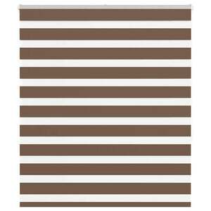 vidaXL zebrafüggönnyel barna szövetszélesség 115, 9 cm poliészter kép
