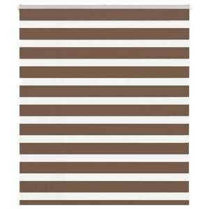 vidaXL zebrafüggönnyel barna szövetszélesség 115, 9 cm poliészter kép