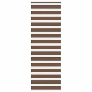 vidaXL zebrafüggönnyel barna szövetszélesség 80, 9 cm poliészter kép