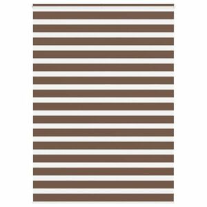 vidaXL zebrafüggönnyel barna szövetszélesség 150, 9 cm poliészter kép