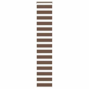 vidaXL zebrafüggönnyel barna szövetszélesség 45, 9 cm poliészter kép