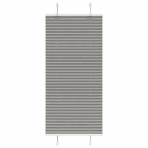 vidaXL pliszírozott redőny antracit 55x150 cm szövetszélesség 54, 4 cm kép