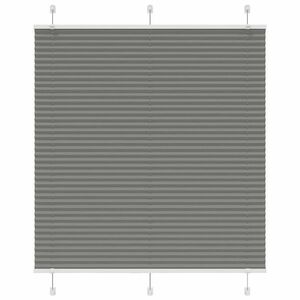 vidaXL pliszírozott redőny antracit 115x150 cm szövetszélesség 114, 4cm kép