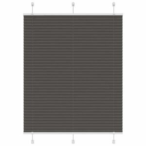 vidaXL pliszírozott redőny fekete 105x100 cm szövetszélesség 104, 4 cm kép