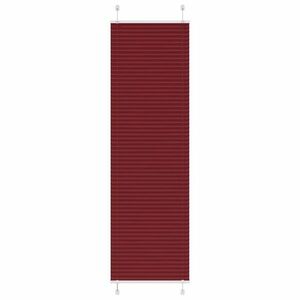 vidaXL pliszírozott redőny Bordeaux piros 60x200 cm Szövetszélesség kép