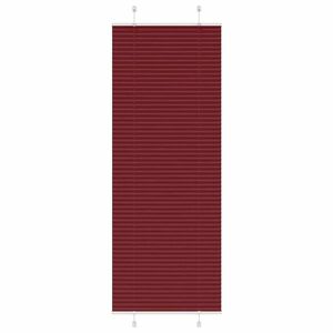 vidaXL pliszírozott redőny Bordeaux piros 70x200 cm szövetszélesség kép