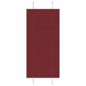 vidaXL pliszírozott redőny Bordeaux piros 60x150 cm Szövetszélesség kép