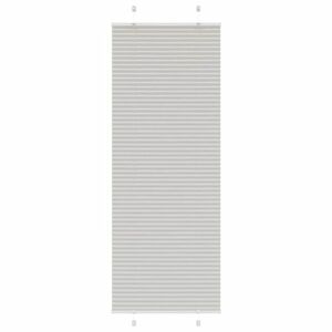 vidaXL pliszírozott redőny világosszürke 70x200 cm szövetszélesség kép