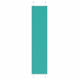 vidaXL pliszírozott redőny Benzinzöld 40x200 cm szövetszélesség kép