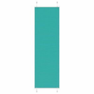 vidaXL pliszírozott redőny Benzinzöld 65x200 cm szövetszélesség kép