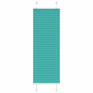 vidaXL pliszírozott redőny Benzinzöld 45x150 cm szövetszélesség kép