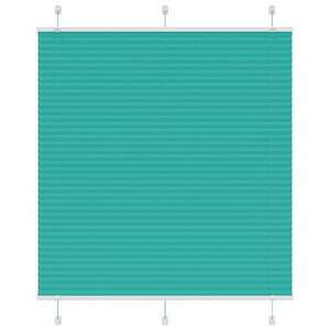vidaXL pliszírozott redőny Benzinzöld 115x150 cm szövetszélesség kép