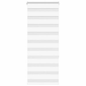 vidaXL zebrafüggönnyel fehér szövetszélesség 60, 9 cm poliészter kép