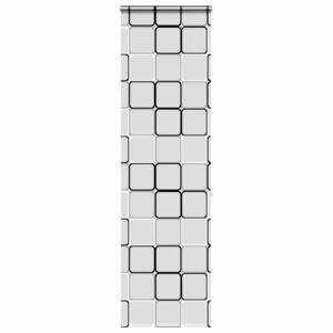 vidaXL zuhanyzó redőny kazettával 60x240 cm szövetszélesség 56 cm kép