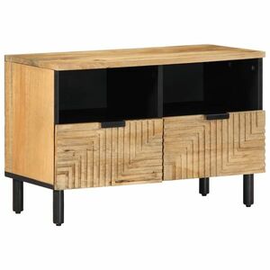 vidaXL barna tömör mangófa TV-szekrény 70x33x46 cm kép