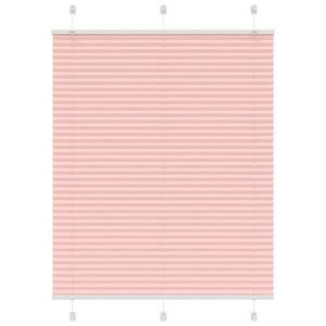 vidaXL pliszírozott redőny rózsaszín 110x100cm szövetszélesség 109, 4cm kép