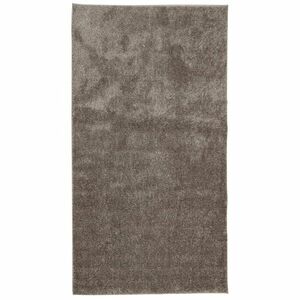 vidaXL ISTAN szürke hosszú szálú fényes szőnyeg 80 x 150 cm kép
