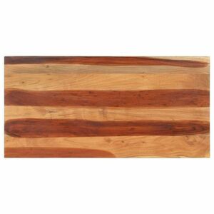vidaXL tömör akácfa asztallap 120 x 60 x (2, 5-2, 7) cm kép