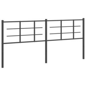 vidaXL fekete fém csere fejtámla 193 cm kép