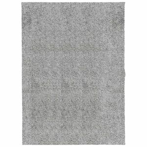 vidaXL PAMPLONA szürke magas szálú bolyhos modern szőnyeg 140 x 200 cm kép