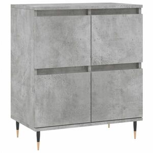 vidaXL betonszürke szerelt fa tálalószekrény 60 x 35 x 70 cm kép