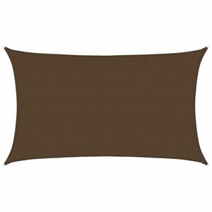 vidaXL barna HDPE napvitorla 160 g/m² 5 x 8 m kép
