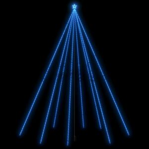 vidaXL kék LED karácsonyfa beltéri kültéri 1300 LED 8 m kép